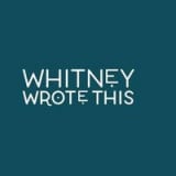 whitneywrotethis