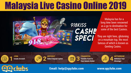 Play some excellent Malaysia live casino online 2019  to invest some time at https://qqclubs.com/live-casino

Service us :

popular online casino malaysia free credit
malaysia online casino
bet online casino malaysia
malaysia live casino online 2019 
online casino free bonus no deposit required malaysia

The casinos also have other games which you could play within the event that you so want. Lots of the casinos have a kind of percentage money back coverage where you are given some of the free slots in exchange for playing with the other money games. A lot of men and women discover the Malaysia live casino online 2019 games are far better than the original casino ones since you can play them from the house without even setting foot at the casino game.

Contact us : https://qqclubs.com/

Social Links :

https://www.instagram.com/gentingcas1no
https://www.reddit.com/user/OnlineCas1no
http://whazzup-u.com/profile/EvolutionGaming
https://en.gravatar.com/onlinecas1no
https://www.scoop.it/u/evolution-gaming