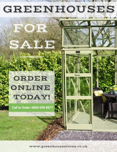 Greenhouses for Sale with very competitive prices offers at https://www.greenhousestores.co.uk

Services: Elite Greenhouses, Greenhouses for Sale, Greenhouses Stores, Lean to Greenhouses, Wooden Greenhouses

Find us here: https://g.page/greenhousestores

Greenhouses for Sale in UK come in many different shapes and sizes, so choosing one will depend on the space you need and the amount of usage you intend to get out of it. Some people keep their portable mini greenhouses by the windowsill where they can receive the natural rays of the sun. If they are larger, then they can be rested on a table. Space requirements considered, the types of plants, vegetables, and flowers will determine the type of mini plastic greenhouse that is right for your needs.

Contact Greenhouse Stores:
By Telephone- Call us FREE on: 0800 098 8877
Postal Address- Circle Online Limited, Mere Green Chambers, 338 Lichfield Road, Sutton Coldfield, B74 4BH
By Email- sales@greenhousestores.co.uk , support@greenhousestores.co.uk

Our Profile: https://imgpile.com/hallsgreenhouses

More Links:
https://imgpile.com/i/1Prmi4
https://imgpile.com/i/1PrlUM
https://imgpile.com/i/1Pr8nG
https://imgpile.com/i/1PrVta
