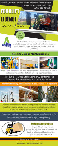 Forklift license in Brisbane for individuals and businesses at https://ascenttrainingsolutions.com.au/courses/forklift-licensing/

Find here: https://goo.gl/maps/aM6SEfwzMjt

Service:

forkliftlicencebrisbane
forklift training brisbane
forkliftlicence north brisbane
forklift ticket brisbane
forklift certification
 
Forklifts have a variety of uses. Although they are used mostly for warehouse work and construction, there are numbers of specialized applications in enough different areas for that. People are looking at used forklift for sale, and one can have the vast choice to find out the best forklifts on the affordable prices from here. Collection of machinery and equipment showroom or place offers you to pick up the best one of your choices from it. Forklift license in Brisbane is required to hold a forklift truck. 


Contact:25 Shannon Pl ,  Virginia, Queensland 4014, Australia 
Email:enquiries@ascent.edu.au
Phone Number:07) 5658 0040 | +61  0404 765 828

Social:

https://www.reddit.com/user/Riggingtraining
https://padlet.com/scaffoldingTicketBrisbane
https://en.gravatar.com/dogmancoursebrisbane
https://www.diigo.com/user/riggingtraining
https://disqus.com/by/RiggingtrainingBrisbane/
https://enetget.com/AscentQLD
https://remote.com/ascentqld
http://www.alternion.com/users/ascenttraining/
https://riggingtrainingbrisbane.contently.com/
https://www.reverbnation.com/riggingtrainingbrisbane
https://archive.org/details/@riggingtrainingbrisbane