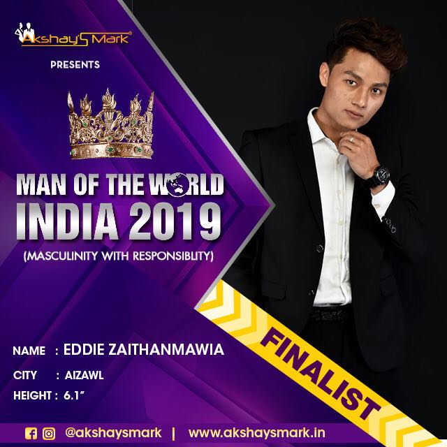 2019 | Man of the World India | 2nd Ru | Eddie Zaithanmawia 1tr5Ww