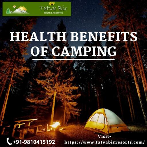 Research shows that sometimes going outdoors in a fresh environment can improve your blood pressure, improve digestion and give your immune system an extra boost. After spending a few days outside, you can get some serious health benefits from the extra oxygen and low levels of pollutants. Tatva Bir has one of the best places for Camping In Himachal. 
Visit- https://tatvabirtentsandresorts.blogspot.com/2022/05/health-benefits-of-camping.html