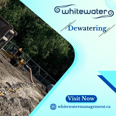 WhiteWater management analyzes your geotechnical report and designs a wellpoint dewatering system to meet every project’s requirements.
For more information you can visit : https://whitewatermanagement.ca/project/wellpoint-dewatering/