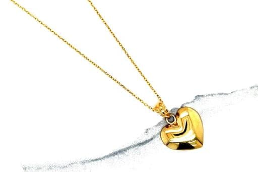 This beautiful, Classic, elegant 10K Yellow Real Gold Polished Puffy Heart Necklace with Genuine 10K gold hand made necklace and it is beautiful by itself or with a layered look, and the daintiness of this gold pendant chain necklace gives a look of simplicity elegance.

https://www.etsy.com/in-en/listing/1125345753/10k-solid-yellow-gold-heart-necklace-10k?ref=listings_manager_grid