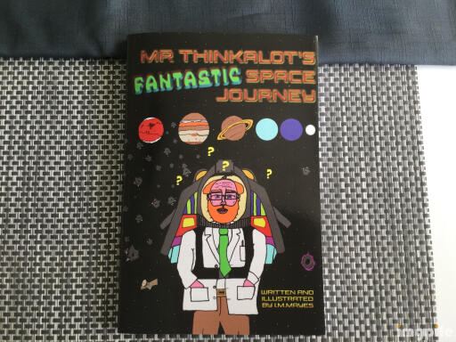 https://www.amazon.co.uk/Mr-Thinkalots-Fantastic-Space-Journey/dp/1912677989
Mr Thinkalot is a professor of science. He has lots of ideas and cannot stop thinking. He works tirelessly and has developed something very special. 

The problem is that nobody believes in him; they believe that he will never amount to much or do anything worthwhile. 

But, Mr Thinkalot is about to prove everyone wrong as he rockets off deep into our solar system and beyond where no one from Earth has ever dared venture. What questions will he ask? What mysteries will unfold? What Earth shattering news will he discover?

He returns to Earth a changed man, with a very important message for humanity.

This time they will listen.



Follow Mr Thinkalot on his fantastic space journey and see where it takes him. 

With bright and quirky illustrations, this book is a fantastic way to learn about how we can help change the future of our planet.