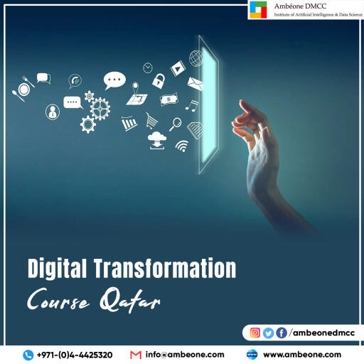 We are providing digital transformation courses in Qatar by professional teachers. Gain powerful digital leadership skills with the Post Graduate Digital Transformation Certification Program in collaboration with Ambeone. Contact us now for any enquiry