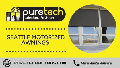 Seattle Motorized Awnings are the most useful and attractive choice to protect your home or business space by covering it. Additionally, you are able to add the style and sophistication to your space and suitable for interior and exterior applications. To buy the best quality awning according to your need, come to Pure Tech Window Fashion and browse a wide collection of Motorized Awnings. 
For more information https://puretechblinds.com/products-and-services/exterior-sunscreens/