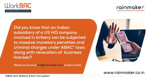 The FCPA is a large part of legislation that allows the SEC and DOJ to control corruption and bribery that involves foreign officials. A robust FCPA compliance India is needed to leverage these objectives to protect the firms and employees against civil liability.

https://rainmaker.co.in/workbac/