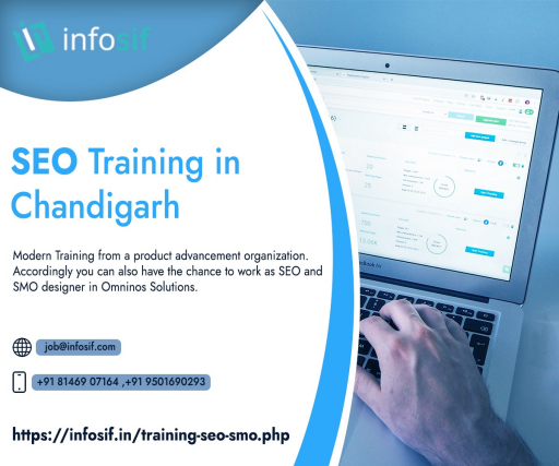 SEO training is a term that refers to search engine optimization which is very essential for any business market app. It helps in getting the correct reach and high traffic organically. Here, an SEO training program plays a vital role because this beginner gets to know each little thing like how to grow the business in the market, etc. Join SEO Training in Chandigarh at Infosif & be a expert.
For More Details:
Call US: 7009151405 
Email US: hr@infosif.com
Visit: https://infosif.com/courses/digital-marketing-course-training-in-chandigarh/