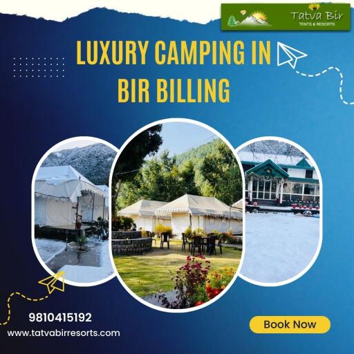 Experience luxury camping in Bir Billing. Tatva Bir Resorts offers comfortable tents, breathtaking views, and thrilling outdoor adventures. Discover the beauty of Himachal Pradesh while enjoying modern amenities in nature's embrace. Book your unforgettable camping experience today.

Visit us : https://tatvabirresorts.com/luxury-camping-in-bir-billing-with-tatva-bir-resorts/