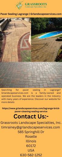 Searching for paver sealing in Lagrange? Grlandscapeservices.com is a family-owned and operated business. We are the leaders in the industry with many years of experience. Discover our website for more details

https://www.grlandscapeservices.com/lagrange-brick-paver-cleaning-sealing-service