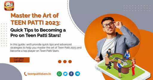 In this guide, we’ll provide quick tips and advanced strategies to help you master the art of Teen Patti 2023 and become a top player on Teen Patti Stars.

Reference: https://teenpattistars.io/master-the-art-of-teen-patti-2023-quick-tips-to-becoming-a-pro/

#teenpatti #TeenPattistar #Teenpattistars #teenpattistars #pattistars #teenpattistaronlinegame #teenpattistargame #teenpattistaronline #rummyaffiliateprogram #realteenpattistar #teenpattistarapp #pattistar #rummystarbestindian #pattistar #goodrummyapp #bestearningrummyapp #moneyearningrummyapps #bestindianrummyapp #top10rummyapps #rummyapp2023 #texascowboycardgame #OnlineTexasCowboygames #winmoneyOnlineTexasCowboygame #playOnlineTexasCowboygame #HowtowininOnlineTexasCowboysgame