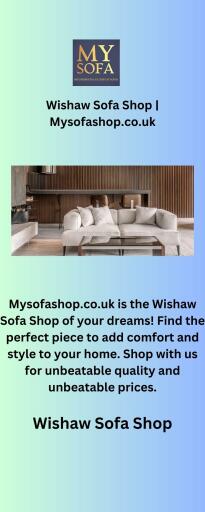 Mysofashop.co.uk is the Wishaw Sofa Shop of your dreams! Find the perfect piece to add comfort and style to your home. Shop with us for unbeatable quality and unbeatable prices.


https://www.mysofashop.co.uk/