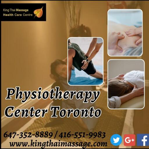 King Thai Massage have effective physiotherapy center in Toronto. Full treatment therapy plans are provided by our qualified therapist to help you recover from injury, manage pain and improve your overall wellbeing. Experience the highest standard of care and regain your strength and mobility. Visit our website kingthaimassage.com or call us at 647-352-8889 / 416-551-9983 to book an appointment.