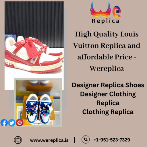 The finest selection of high-quality Louis Vuitton replica products at Wereplica. Indulge in luxury as we offer affordable prices for our exquisite imitation items. Experience the allure of iconic designs with impeccable craftsmanship, all at Wereplica - your ultimate destination for premium replicas. Shop now and elevate your style with our affordable and sophisticated Louis Vuitton replicas. 

Visit at website: https://wereplica.is/product-category/shoes/louis-vuitton-shoes/