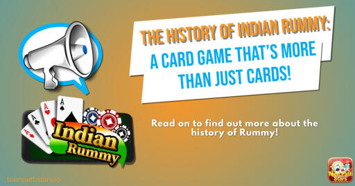 If you’re someone who loves learning more about various card games and their background, read on to find out more about the history of Rummy!

Reference: https://teenpattistars.io/the-history-of-rummy-a-card-game-thats-more-than-just-cards/
#teenpatti #TeenPattistar #Teenpattistars #teenpattistars #pattistars #teenpattistaronlinegame #teenpattistargame #teenpattistaronline #rummyaffiliateprogram #realteenpattistar #teenpattistarapp #pattistar #rummystarbestindian #pattistar #goodrummyapp #bestearningrummyapp #moneyearningrummyapps #bestindianrummyapp #top10rummyapps #rummyapp2023 #texascowboycardgame #OnlineTexasCowboygames #winmoneyOnlineTexasCowboygame #playOnlineTexasCowboygame #HowtowininOnlineTexasCowboysgame