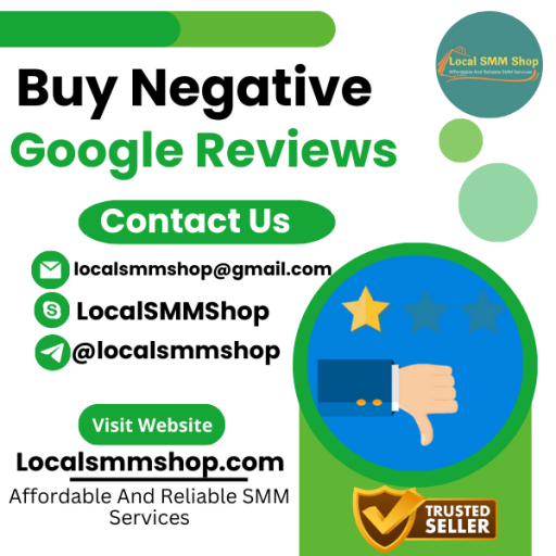 Buy Negative Google Reviews

Email: localsmmshop@gmail.com
Skype: LocalSMMShop
Telegram: @localsmmshop

https://localsmmshop.com/product/buy-negative-google-reviews/
#buynegativereviews
