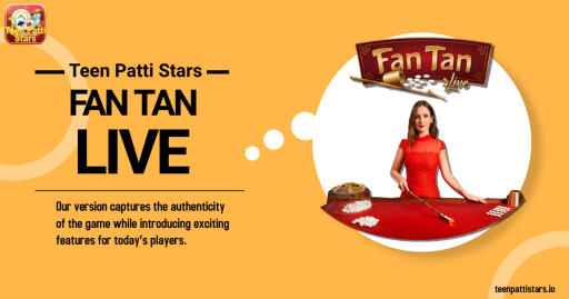 Step into the world of Live Fan Tan, a traditional Chinese gambling game that has found a modern audience thanks to Teen Patti Stars. Our version captures the authenticity of the game while introducing exciting features for today’s players.

Reference: https://teenpattistars.io/fan-tan-live/
#FanTan #CashBackinteenpatti #getacodeandwininteenpatti #couponforteenpatti #dealsinteenpatti #Discountinteenpatti #easywininteenpatti #Fornewbiesinteenpatti #teenpattistars