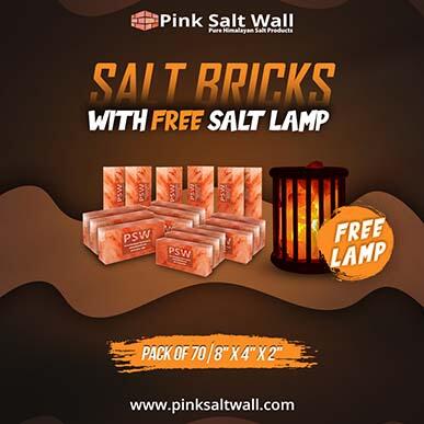 Pink salt wall offer Pure Himalayan salt Bricks With Free Salt lamp in Responsible Prices. Build Salt Wall with Salt Blocks in Salt Spa and Sauna