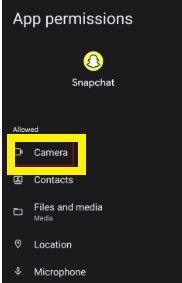how-to-allow-camera-access-to-snapchat