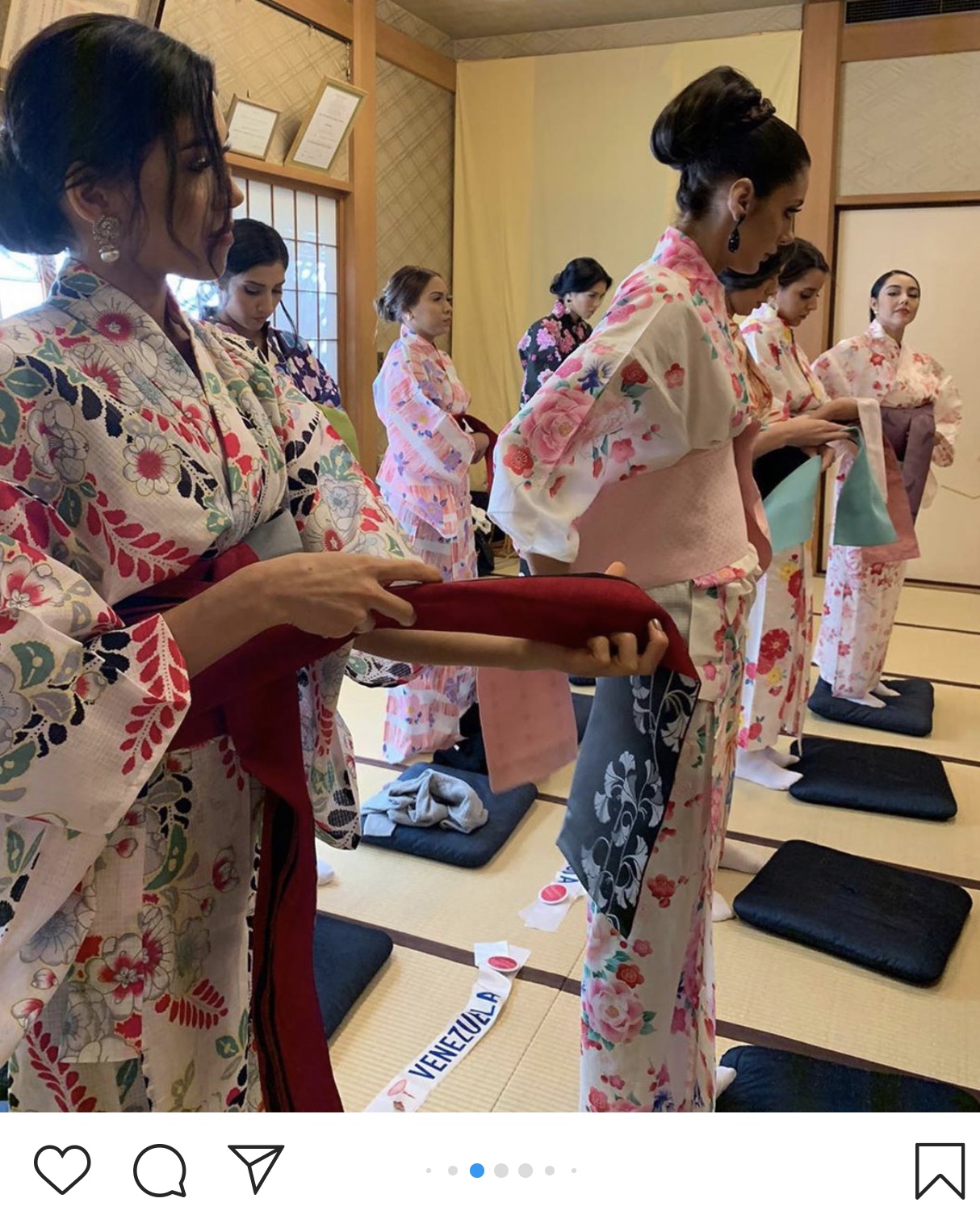 candidatas a miss international 2019 usando tradicional traje tipico japones. I4MFjS