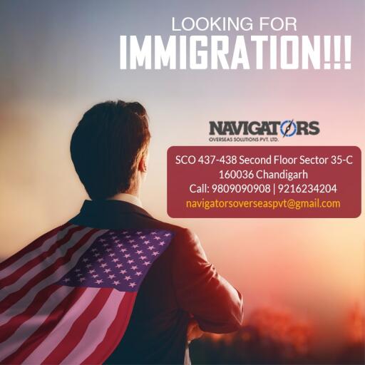 Out of thousands of Immigration companies in Chandigarh people often search for the Best Immigration Consultants in Chandigarh on the basis of company review, success rate and many more. Taking consideration of all this point Navigator Overseas Solution Pvt. Ltd. is the  Best Immigration Consultants in Chandigarh. 5* rating on google and 100% success rate.