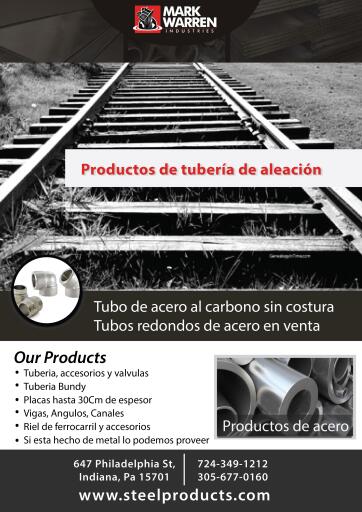 Somos el nombre líder y confiable en la exportación e importación de productos de acero. Desde su inicio en 1982, vendemos todo tipo de productos de acero y nuestra especialidad es la tubería, accesorios y válvulas en acero al carbono y acero inoxidable.
