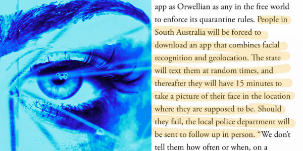 AUSTRALIAN Government Gives You 15 minutes To Upload A Picture of Your Face To Let Them Know Where You Are…