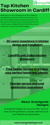 Visiting a top showroom will provide you with the opportunity to get a sense of the various types of kitchen models. Avantgarde Designs is specialized in offering beautiful handmade kitchen designs and installation services. Our kitchen showroom is stunning with a full range of kitchen features. Visit us now- https://avantgardedesign.co.uk/