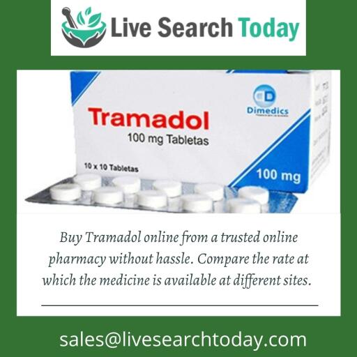 Get 25% off on all medicines online
SHOP HERE-https://livesearchtoday.com/shop/
Check This-https://www.linkedin.com/showcase/buy-tramadol-online-in-usa-order-now/?

Tramadol helps manage severe pain enough to require an opioid analgesic and for which alternative treatments are inadequate. It is also available in injection along with oral tablets/ capsules and liquid. There is moderate evidence of its use as a second-line treatment for fibromyalgia as a secondary painkiller. You can use our website to buy Tramadol overnight at reasonable rates and choose COD as a payment option in terms of emergency.