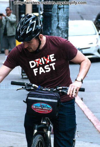Driving fast has become a societal norm, but so has living longer. Unfortunately you can't have both. Wear this safe driving t-shirt for slower drivers that don't feel like dying right now. On this drivers t-shirt the R and V are crossed out to say Die Fast and the X's also represent dead people's eyes.

Buy this drivers t-shirt with a message for too fast drivers here:

https://witty-twisters-t-shirts.myshopify.com/products/drive-fast-die-fast?_pos=1&_sid=813224000&_ss=r