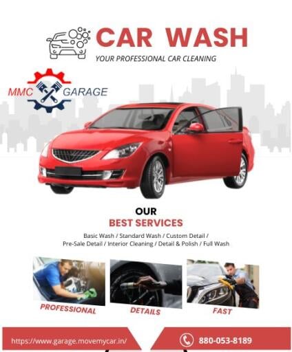 MMC Garage is a leading car spa and cleaning service provider in Gurgaon, offering a complete range of services for cars. We offer mobile services to all areas of Gurgaon and Delhi NCR. Our team of professionals have the expertise to deal with any kind of make or model of cars. Visit:
https://www.garage.movemycar.in/gurgaon/car-spa-and-cleaning