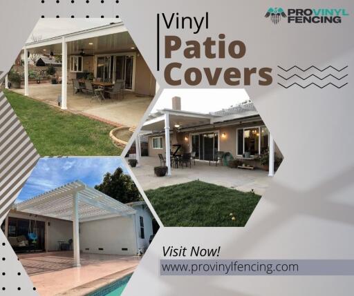 Durable, easy to clean and available in a variety of colors, a vinyl patio cover can be your solution. Vinyl patio covers are the perfect way to extend your outdoor living space. Made with 100% pure vinyl fabric, our patio covers are incredibly strong and will last for years to come. https://provinylfencing.com/vinyl-patio-covers/