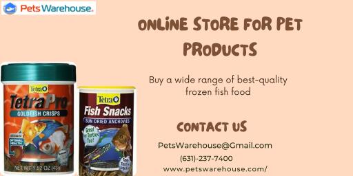 Are you willing to give your aquatic pet not only tastes foods but is good for them? Look further than Pets Warehouse. Feed your Aquarium fishes some healthy frozen fish food that is best in quality. We offer the largest frozen fish food, specialist in natural foods for all species of fish.