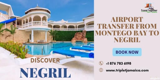 Are you looking for airport transfer from Montego Bay to Negril? Travel Together Tours Jamaica is here to help you with the same. We will help you with fast and comfortable transport service to go to your hotel from airport and vice versa. Browse our website for more information. https://www.tripletjamaica.com/product/negril-hotels/
