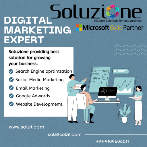 Soluzione provides the best combination of end-to-end digital marketing services for developing & deploying a competitive content marketing plan to help your business achieve the expected growth for more information you can visit-https://www.solzit.com/digital-services/