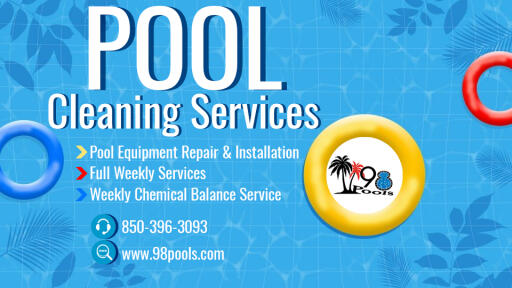 Pool Equipment Repair & Installation
Full Weekly Services 
Weekly Chemical Balance Service