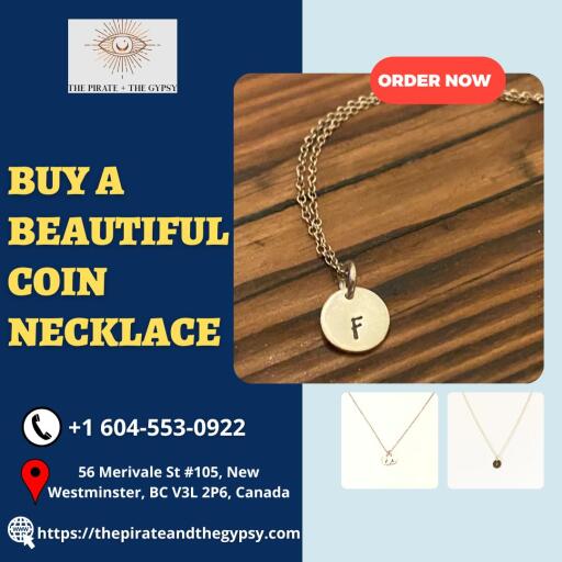 Giving anyone a mini personalized coin necklace in New Westminster is an excellent gift, and giving someone this gift shows them that you care about them. Contact The Pirate and The Gypsy Online Jewelry Store if you want to know more. We have many collections of trending jewelry for you, using high-quality hypoallergenic recycled metal. 

For More Information – https://thepirateandthegypsy.com/products/mini-personalized-coin-necklace