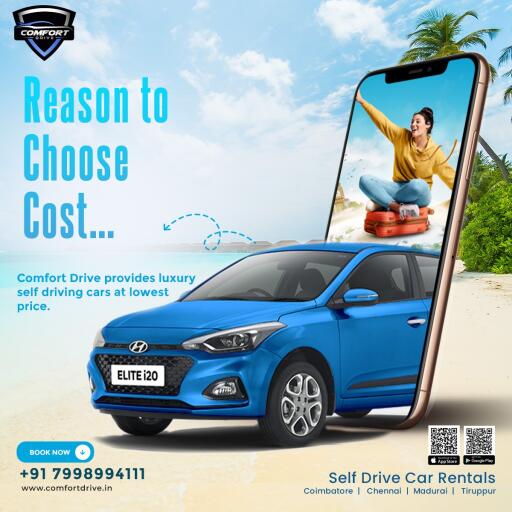 Make every travel budgetable with our low-cost Self Drive Cars in Madurai.
Our biggest concern is safety and budget-friendly.

https://comfortdrive.in/carrental/tiruppur/

Contact: 079989 94111