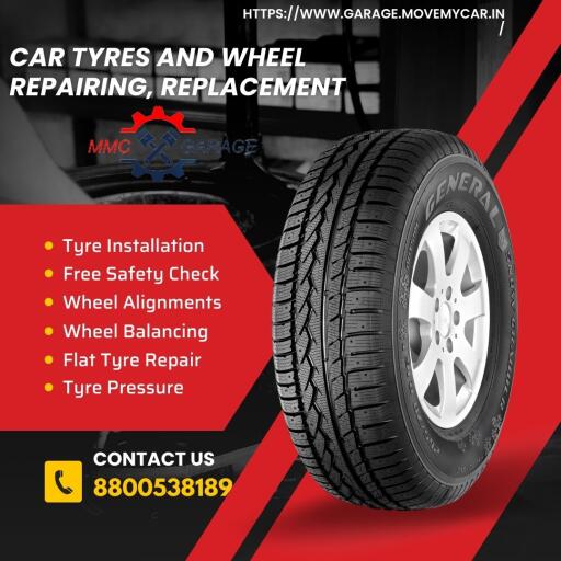 MMC Garage provides services for Car Tyres and Wheel Repairing, Replacement in Gurgaon. To fix your car's tyres and wheels, turn to our qualified team of experts. Alignment, balancing, and trying to balance machine refurbishing are all part of our service. Check out MMC Garage. Visit:

https://www.garage.movemycar.in/gurgaon/tyres-and-wheels