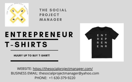 If you want to make your entrepreneur t-shirt look so amazing? The Social Project Manager stands out to help you in every condition.This t-shirt is made and designed for executors who love to do their work diligently. Hurry up to buy t-shirts urgently!