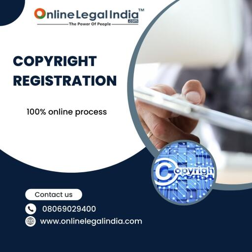 A copyright safeguards an idea's expression. Copyright simply protects the expression, as opposed to a patent, which also protects the idea itself. Get copyright registration from Online Legal India. Get help from all the legal experts. A nominal price for the service.