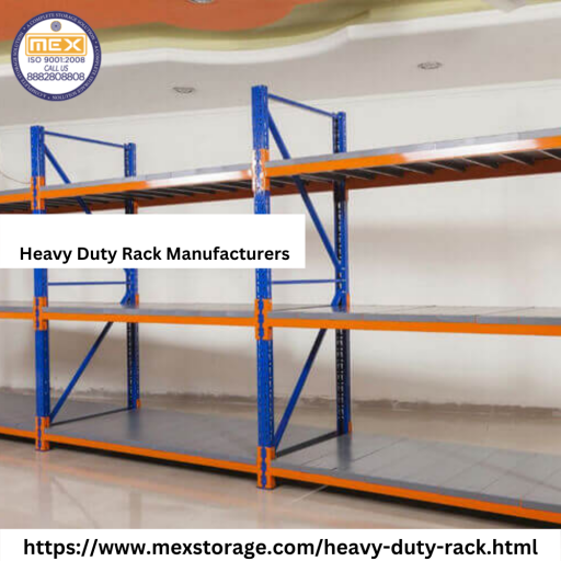 MEX Storage Systems Pvt. Ltd. is a Top Heavy Duty Rack Manufacturers in Delhi, India. we always Prepared our Heavy Duty Rack with premium quality raw materials to bear a maximum load for the long run. For more information and inquiries, please visit our website. 
Url:-https://www.mexstorage.com/heavy-duty-rack.html