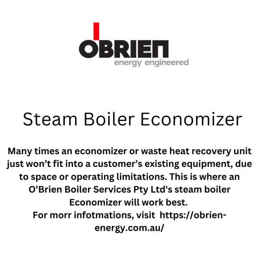 Many times an economizer or waste heat recovery unit just won’t fit into a customer’s existing equipment, due to space or operating limitations. This is where an O’Brien Boiler Services Pty Ltd's steam boiler Economizer will work best. 
For morr infotmations, visit  https://obrien-energy.com.au/