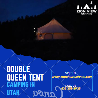 Are you thinking to plan something for your holidays Utah camping is the best place for your holidays? Zion View Camping provides you best Camp with a double queen tent for camping in Utah and make lots of fun with your someone special in the best place of Zion National Park.
Visit Us: https://www.zionviewcamping.com/tents/double-queen-tent