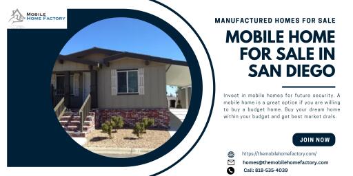 Are you looking for a mobile home for sale in San Diego? Great choice, The Mobile Home Factory is here to help you with your search, and also they will make sure that you'll find your dream home easily. Manufactured homes are in great demand, also they are affordable. Many people choose to live near San Diego, CA because of its good reputation. Get in touch with experts today and find a perfect home for you.