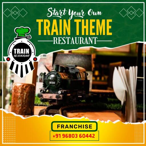 Grab this opportunity to start your own train theme restaurant in your city! You can call us at +91-9680360442 for the franchise and visit our website.
https://www.trainrestaurant.co.in/