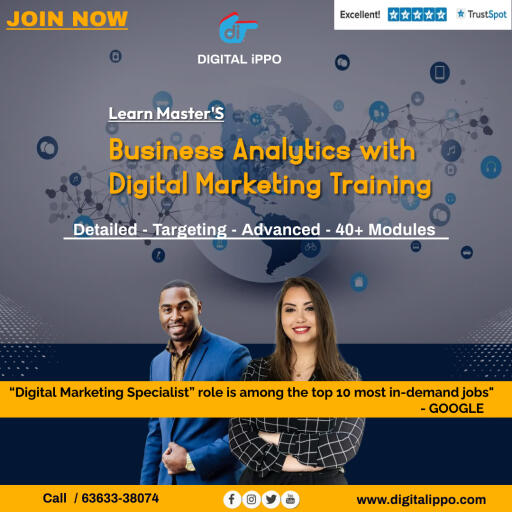 Digital Marketing Courses in Bangalore
100% Placement assistance. We offer to learn the Best Digital Marketing Courses in Bangalore, Electronic City. Everyday 1-hour class and 3 hours of practice. 
https://www.digitalippo.com/