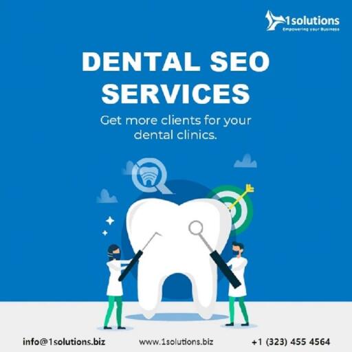 1Solutions has been providing SEO services for dentists since 2009. We know what it takes to rank your website at the top of Google, and we can help you do it too. If you are looking to get more patients from Google hire our expert SEO services. Visit:- https://www.1solutions.biz/dental-seo-services/

Contact: +91 813 067 4100
