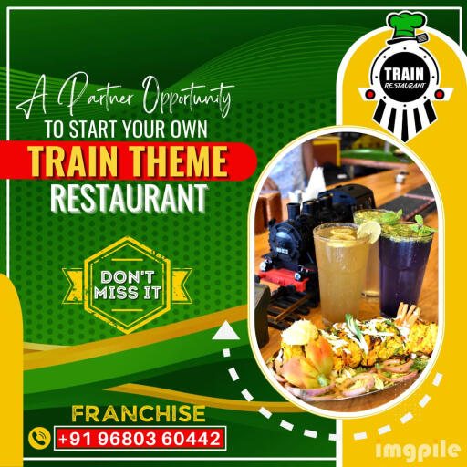 We are giving you a partner opportunity to start your own dream train theme restaurant in your city. You can contact us at +91-9680360442 and visit our website here ↪ https://www.trainrestaurant.co.in/